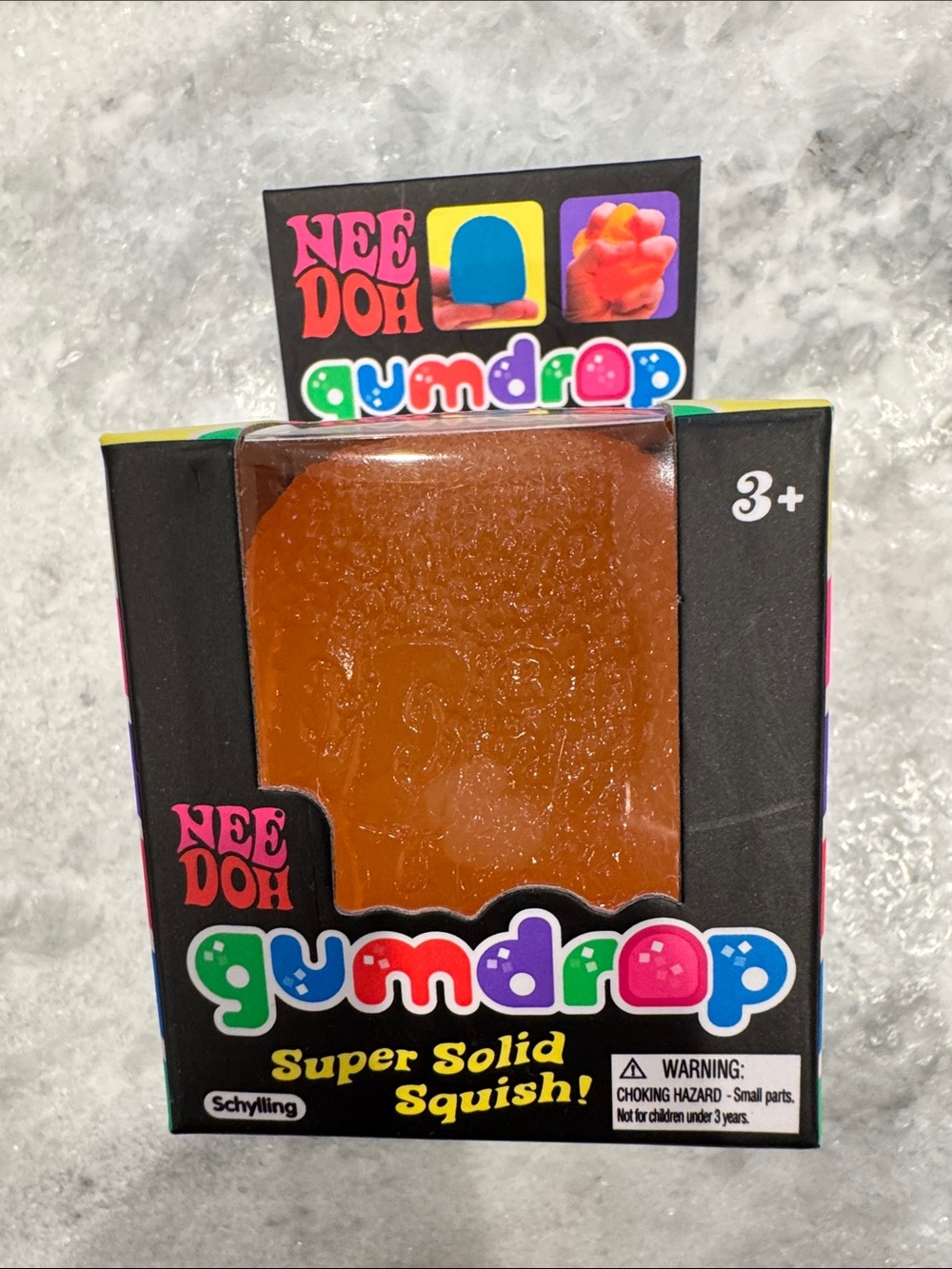 Gumdrop Super Solid Squish! Kids Toy - Orange